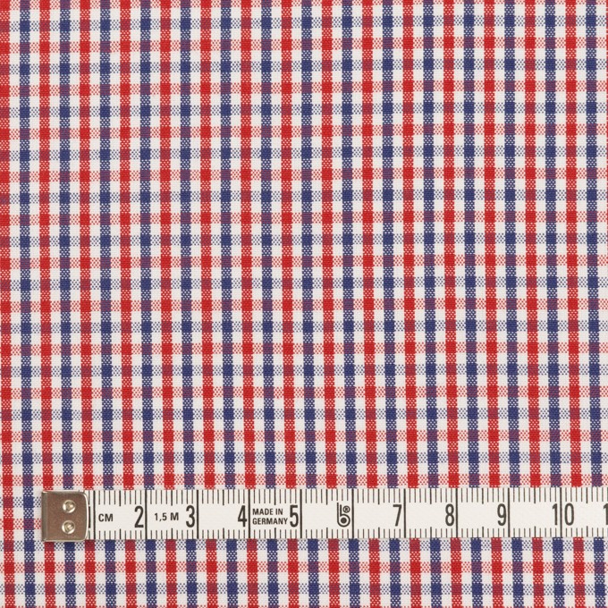 コットン×チェック(レッド&ネイビー)×オックスフォード_全3色 イメージ4