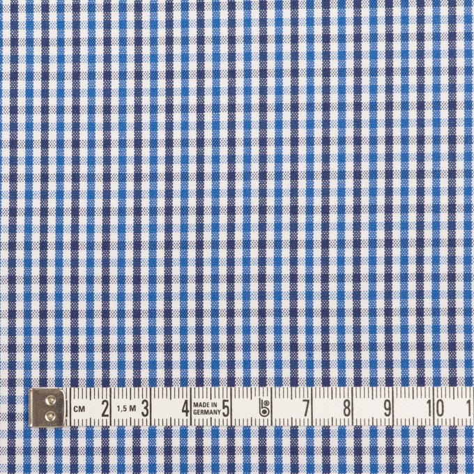 コットン×チェック(ブルー&ネイビー)×オックスフォード_全3色 イメージ4