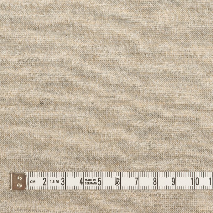 コットン&リネン×無地(オートミール)×天竺ニット_全2色 イメージ4