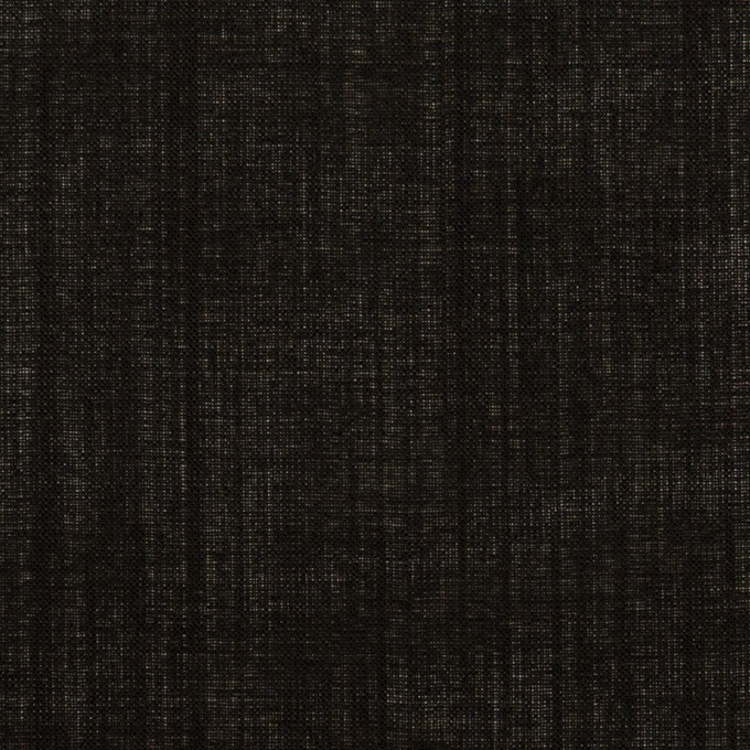 ウール×無地(ブラック)×ボイル イメージ1