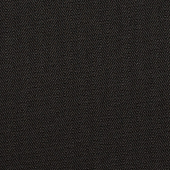コットン×無地(ブラック)×ヘリンボーン_全2色 イメージ1