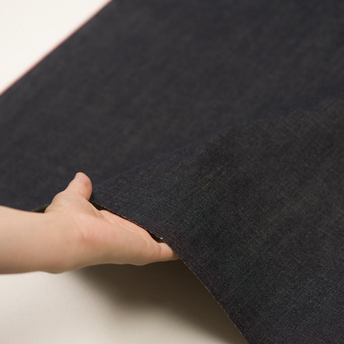 コットン×無地(インディゴ)×セルビッチ・デニム(13.5oz) イメージ5