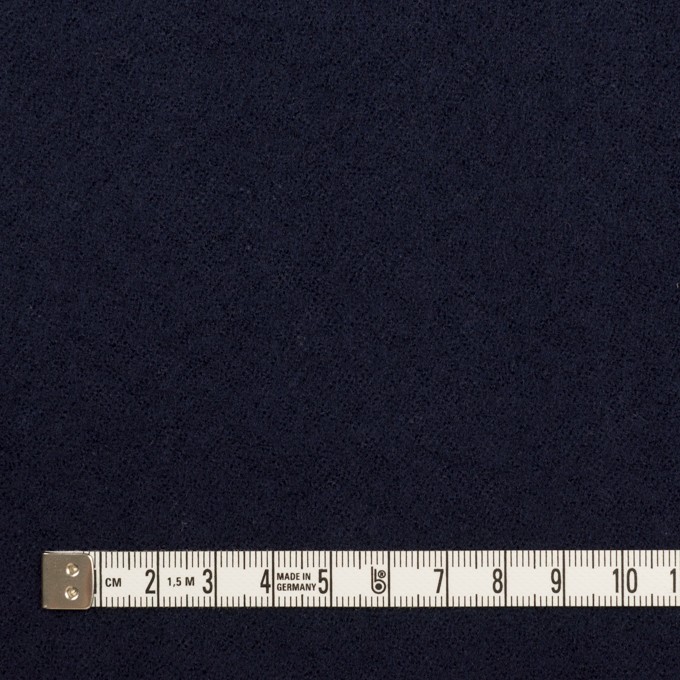 ウール×無地(ネイビー)×ガーゼ_全2色 イメージ4
