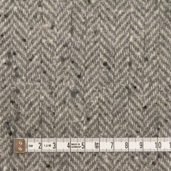 ウール×ミックス(グレー)×ヘリンボーン - fab-fabric sewing studio | 布地のオンライン通販とソーイングスクール