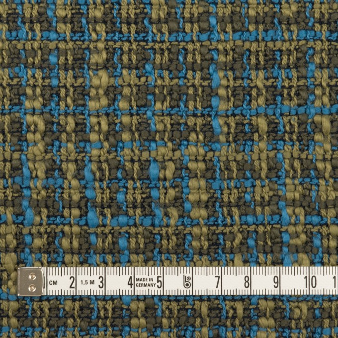 コットン×ミックス(カーキグリーン&ターコイズ)×ファンシーツイード_全2色 イメージ4