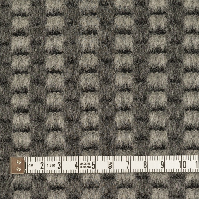 モヘア&ウール×ミックス(グレー)×シャギー イメージ4