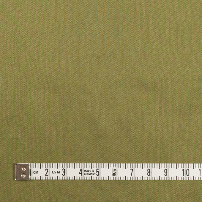 コットン×無地(カーキグリーン)×サテンワッシャー_全14色 イメージ4