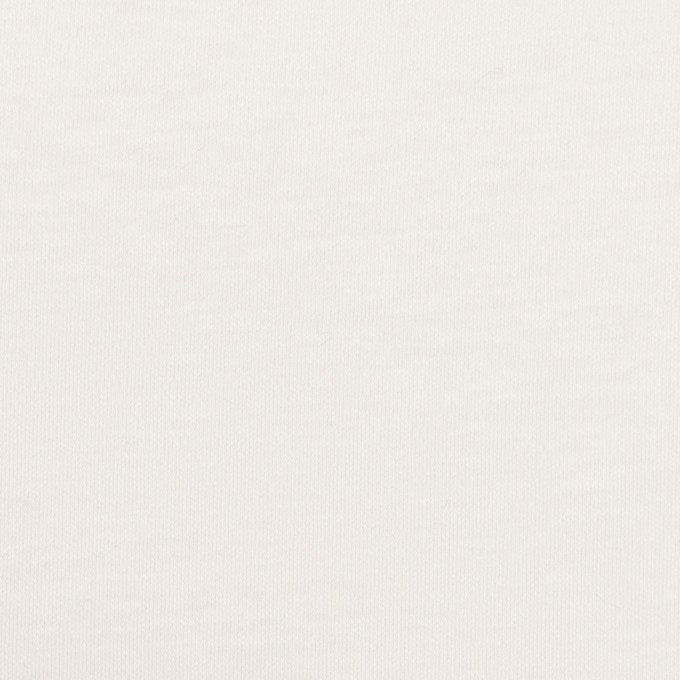 コットン×無地(ホワイト)×スムースニット イメージ1