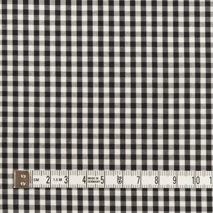コットン×チェック(ブラック)×ブロード イメージ4