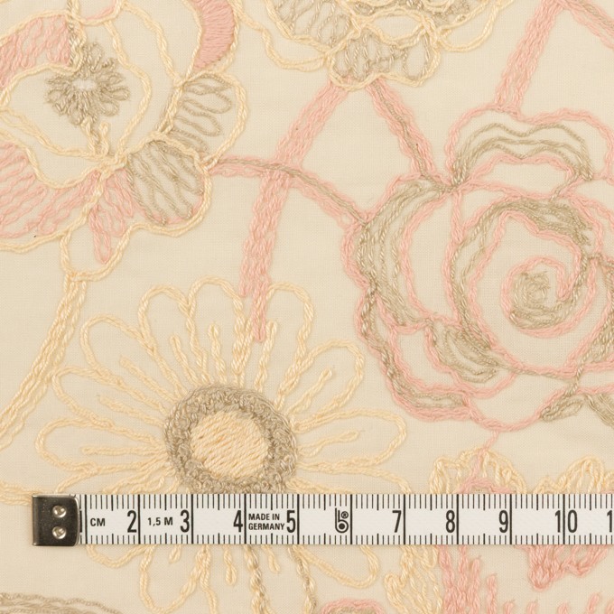コットン×フラワー(エクリュ)×ローン刺繍 イメージ4