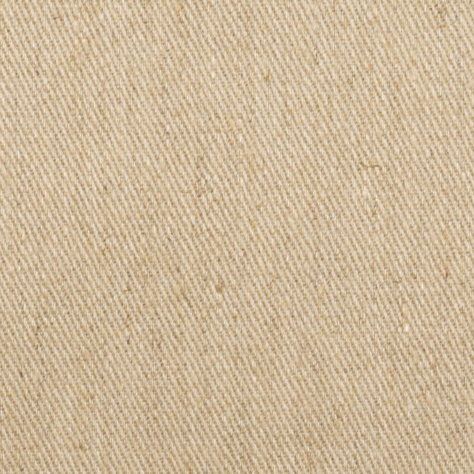 リネン&レーヨン×無地(カーキベージュ)×サージ イメージ1