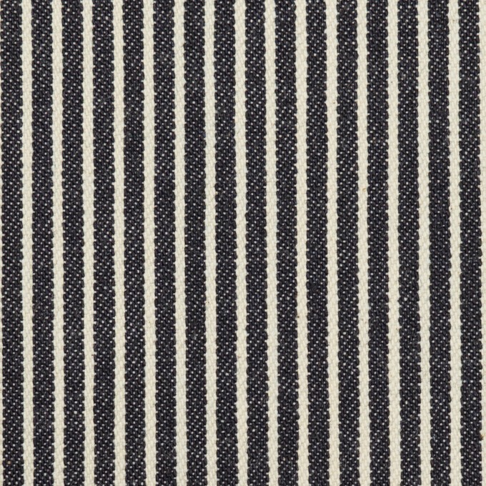 コットン×ストライプ(インディゴ&キナリ)×デニムヒッコリー(10.5oz) イメージ1