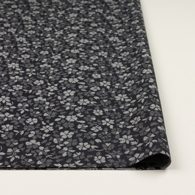 コットン×フラワー(インディゴ)×デニムジャガード(7.5oz) イメージ3