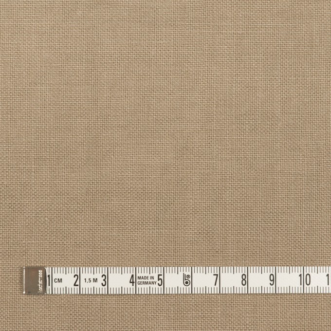 リネン×無地(スモーキーベージュ)×厚オックスフォード_全6色 イメージ4