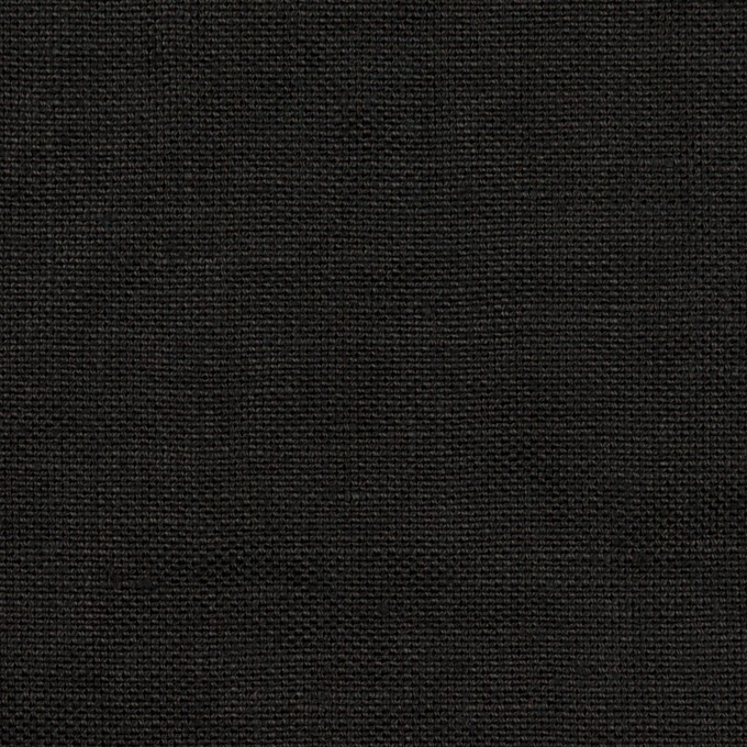 リネン×無地(ブラック)×厚オックスフォード_全6色 イメージ1