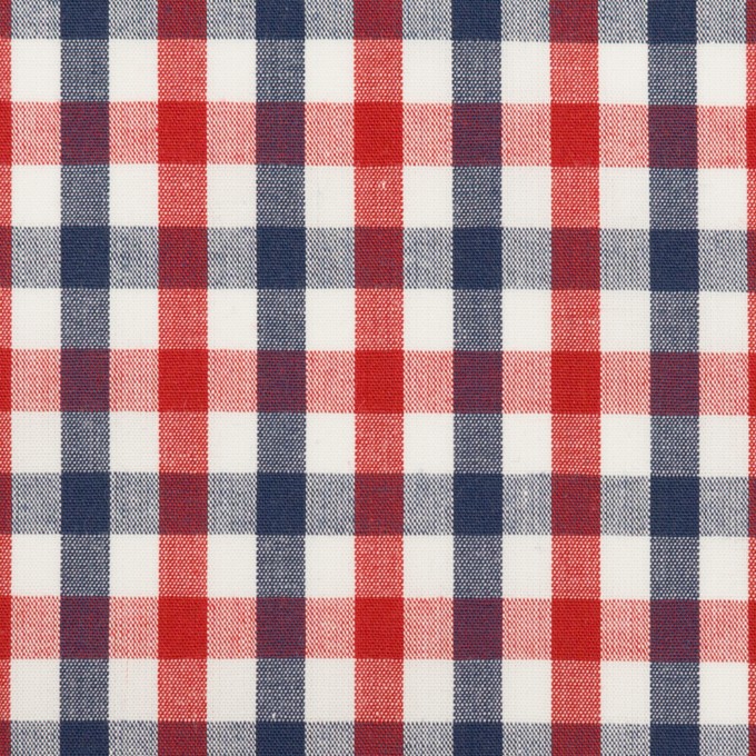 コットン×チェック(トリコロール)×ブロード イメージ1