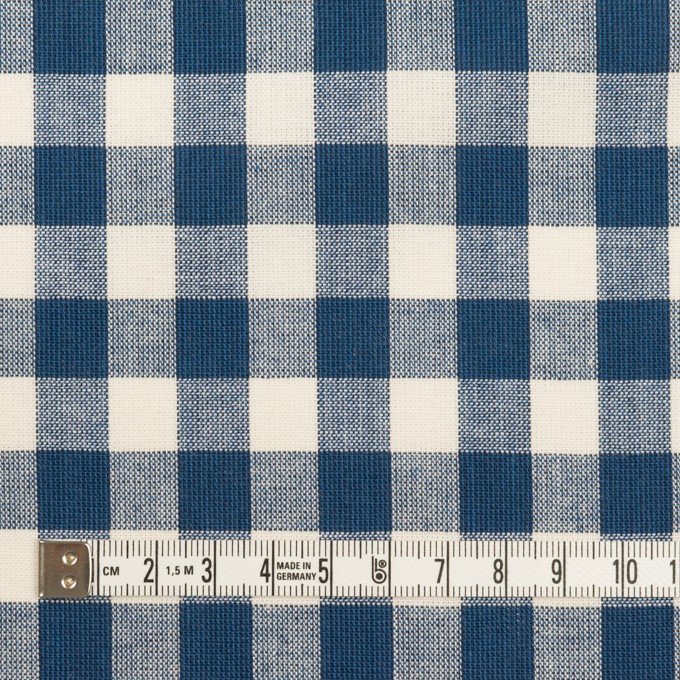コットン×チェック(エクリュ&ネイビー)×シーチング イメージ4
