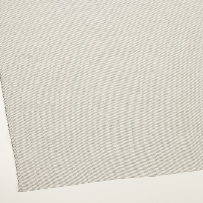 コットン×ボーダー(チャコール)×ボイルワッシャー_全4色 イメージ2