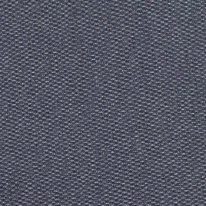 コットン&シルク×無地(アッシュネイビー)×シャンブレー イメージ1