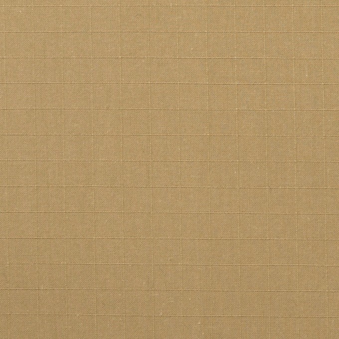 コットン×無地(カーキベージュ)×リップストップ イメージ1