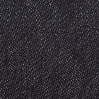 コットン&ポリウレタン×無地(インディゴ)×デニムストレッチ(11oz)