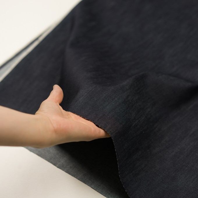 コットン&ポリウレタン×無地(インディゴ)×デニムストレッチ(11oz) イメージ5