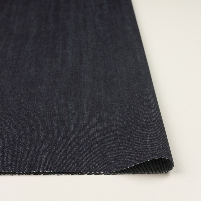 コットン&ポリウレタン×無地(インディゴ)×デニムストレッチ(12oz) イメージ3