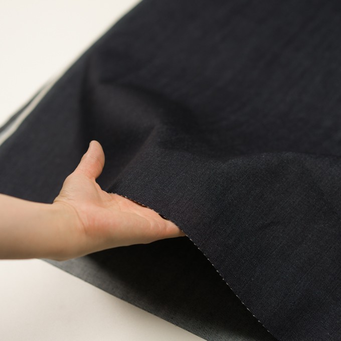 コットン&ポリウレタン×無地(インディゴ)×デニムストレッチ(12oz) イメージ5