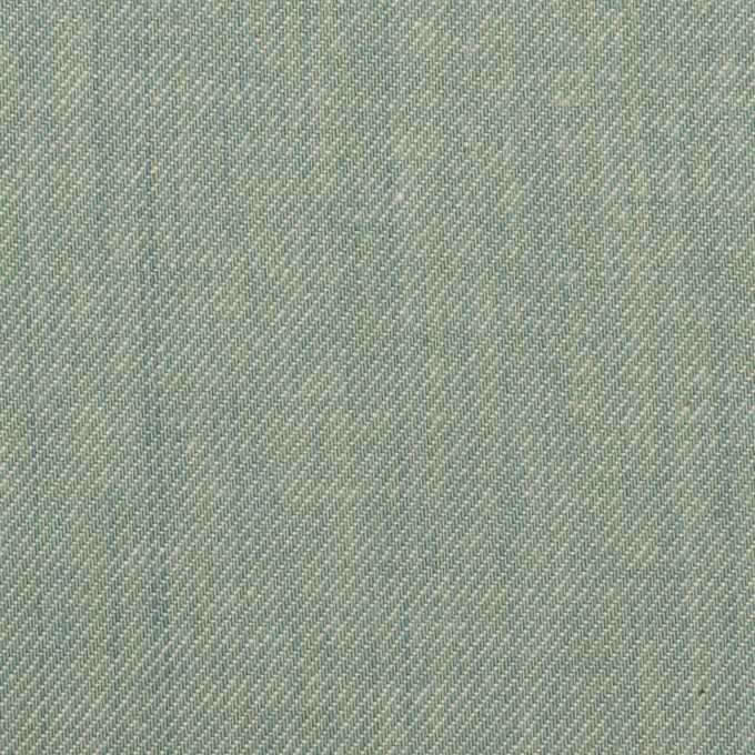 コットン×無地(シーグリーン)×サージ イメージ1