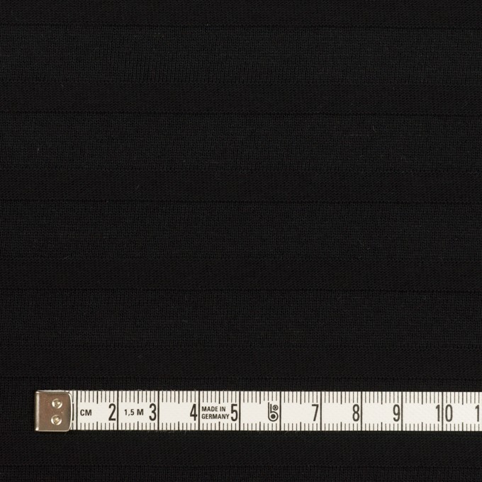 コットン×ボーダー(ブラック)×天竺ニット_全2色 イメージ4