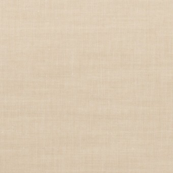 コットン×無地(ライトベージュ)×シャンブレー・ローン