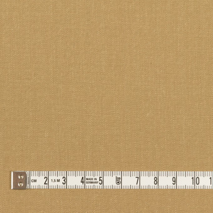 コットン×無地(カーキベージュ)×ヘリンボーン イメージ4