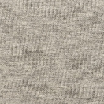 コットン×無地(グレー)×裏毛ニット