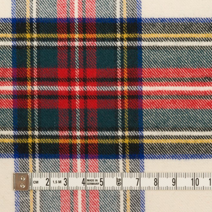 コットン×チェック(エクリュ、バルビゾン&レッド)×ビエラ イメージ4