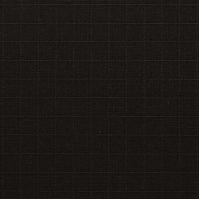 コットン×無地(ブラック)×リップストップ イメージ1