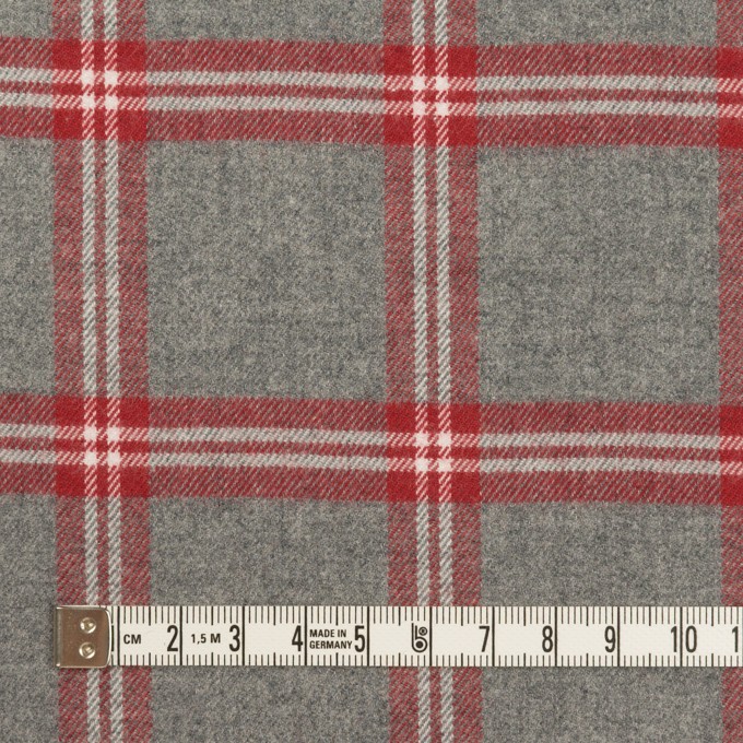 コットン×チェック(グレー&レッド)×ビエラ_全2色 イメージ4