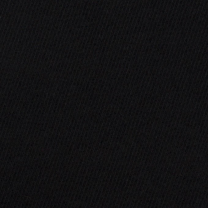 コットン&ポリウレタン×無地(ブラック)×ビエラストレッチ イメージ1