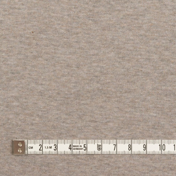 コットン×無地(オートミール)×フライスニット_全3色 イメージ4