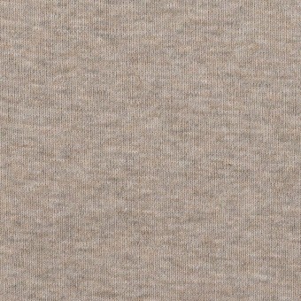 コットン×無地(オートミール)×フライスニット_全3色