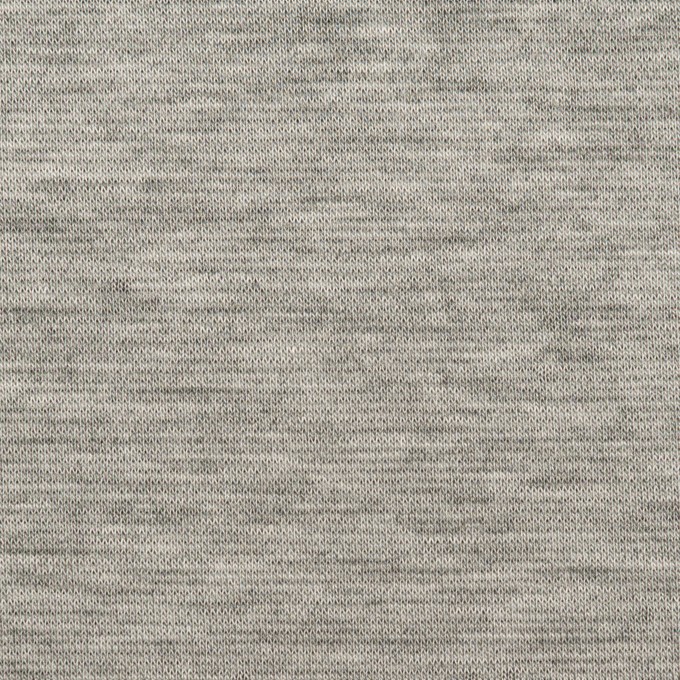 テンセル&コットン×無地(シルバーグレー&チャコール)×Wニット イメージ1