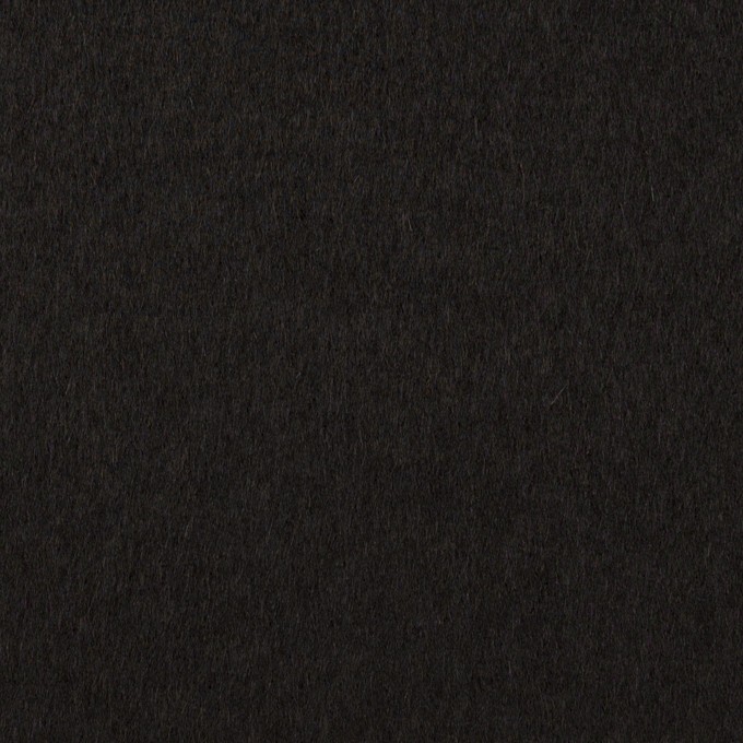 ウール&カシミア×無地(ブラック)×ビーバー イメージ1