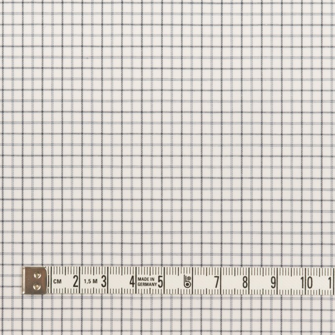 コットン×チェック(チャコールグレー)×ブロード イメージ4