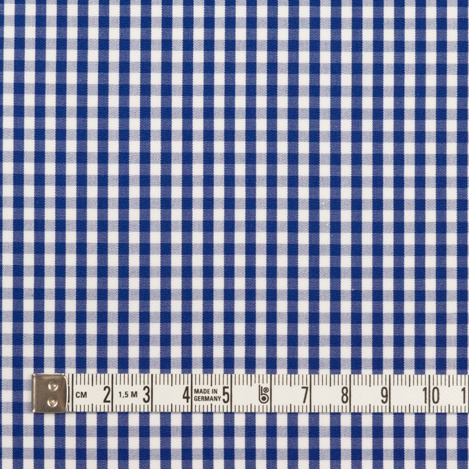 コットン×チェック(マリンブルー)×ブロード イメージ4