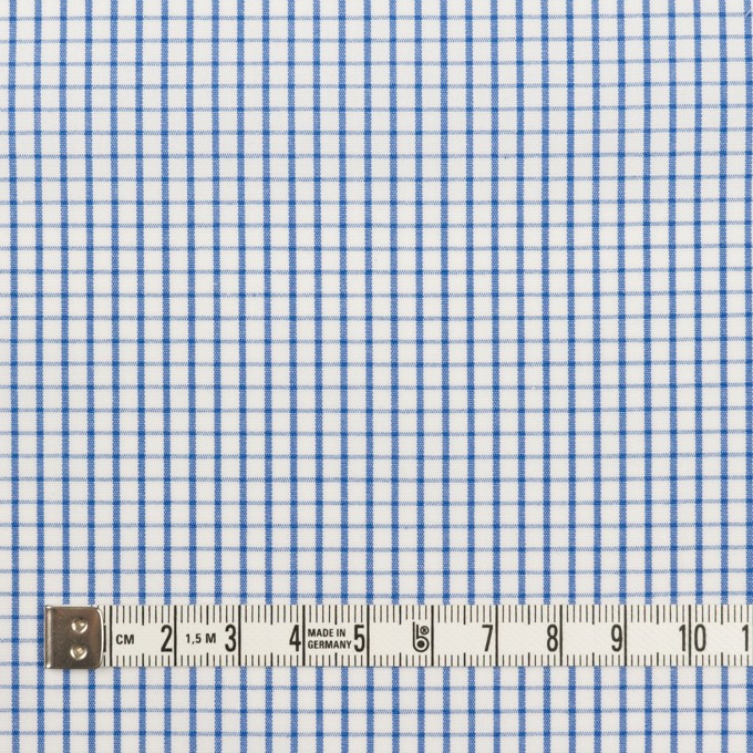 コットン×チェック(ブルー)×ブロード_全2色 イメージ4