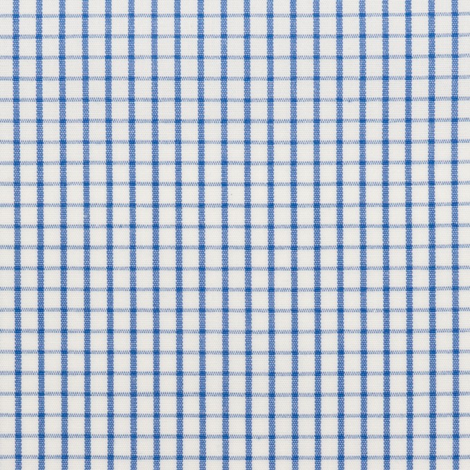 コットン×チェック(ブルー)×ブロード_全2色 イメージ1