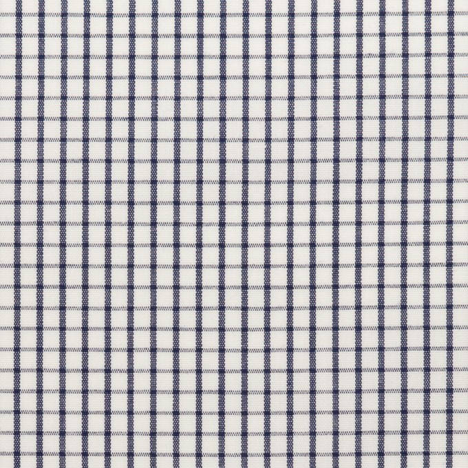 コットン×チェック(ネイビー)×ブロード_全2色 イメージ1