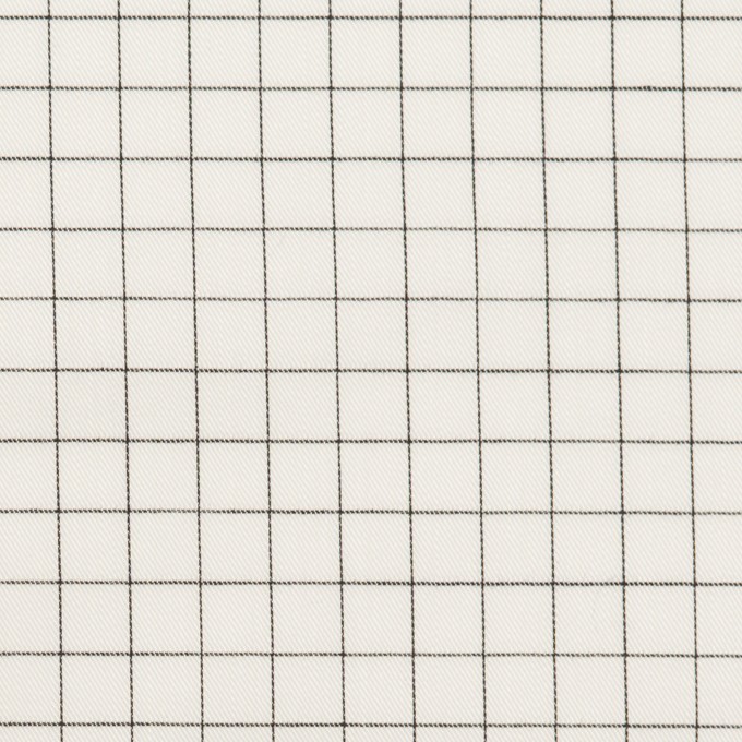 コットン×チェック(ブラック)×サージ_全2色 イメージ1