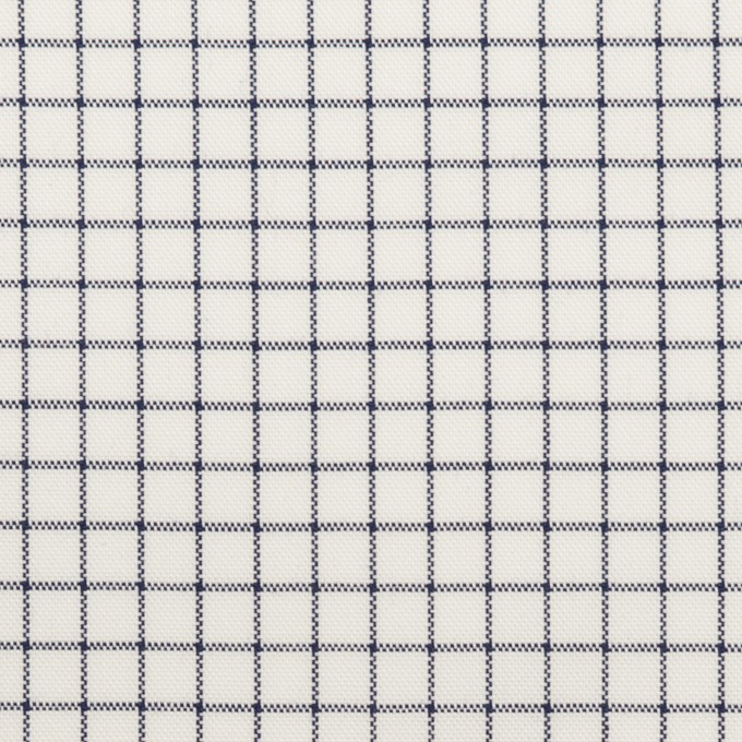 コットン×チェック(ネイビー)×オックスフォード イメージ1