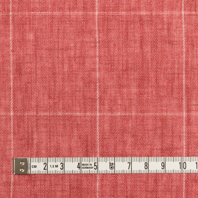 リネン×チェック(ローズ)×ガーゼ_全2色_イタリア製 イメージ4