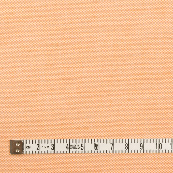 コットン×無地(オレンジ)×オックスフォード イメージ4